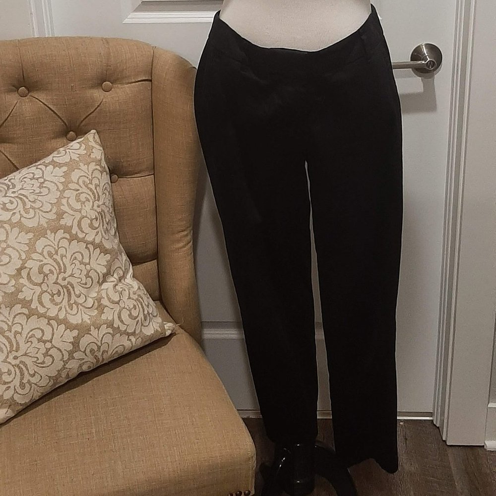J. Crew Black Capri Stretch Dress Pants